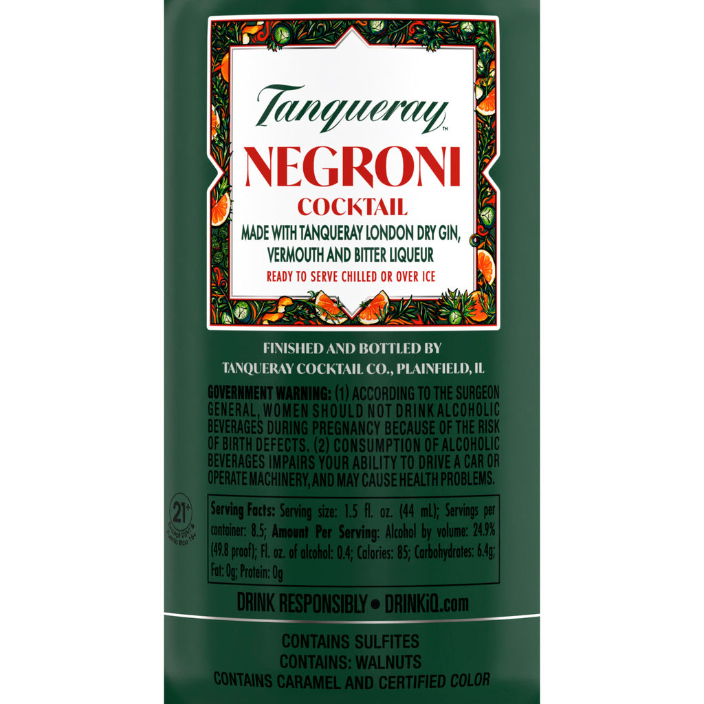 Tanqueray Negroni Cocktail 375 ml product image 7
