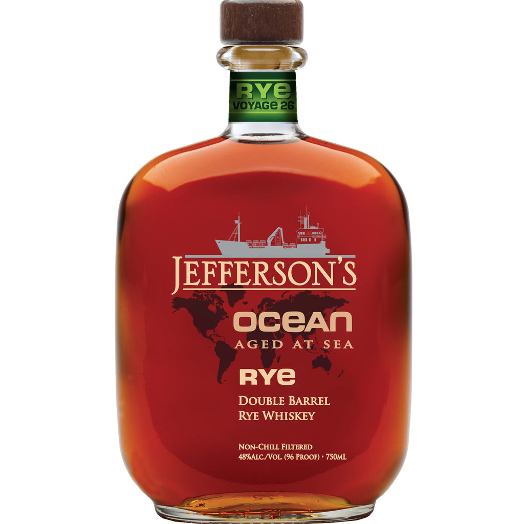 Jeffersons Voyage 26 Ocean Aged At Sea Double Barrel Rye 750 ml