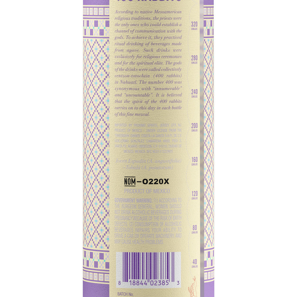 400 Conejos Espadin Tobala Joven Oaxaca 750 ml product image 8