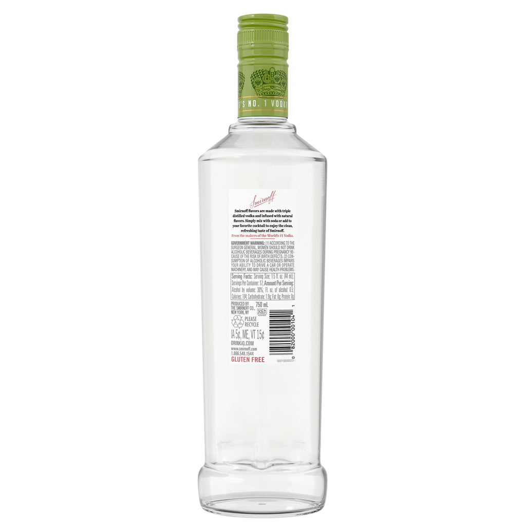 Smirnoff Green Apple Infused 750 ml product image 9