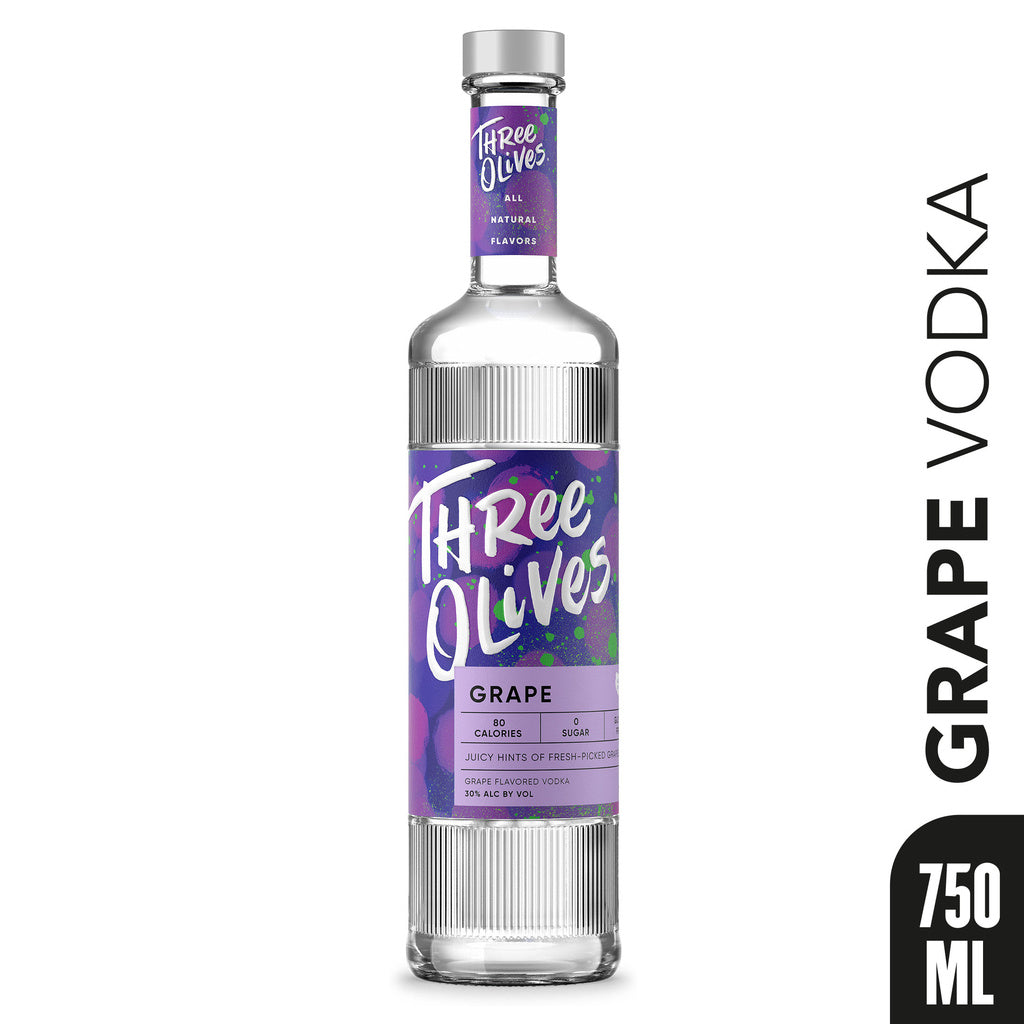 Three Olives Grape Vodka 750 ml