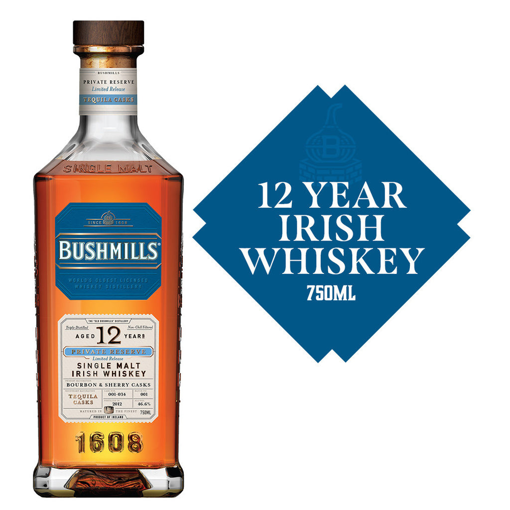 Bushmills Private Reserve Tequila Cask Whiskey 12 Years 750 ml product image 7