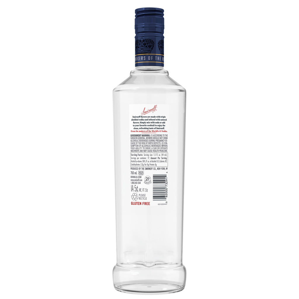 Smirnoff Blueberry Infused 750 ml product image 4