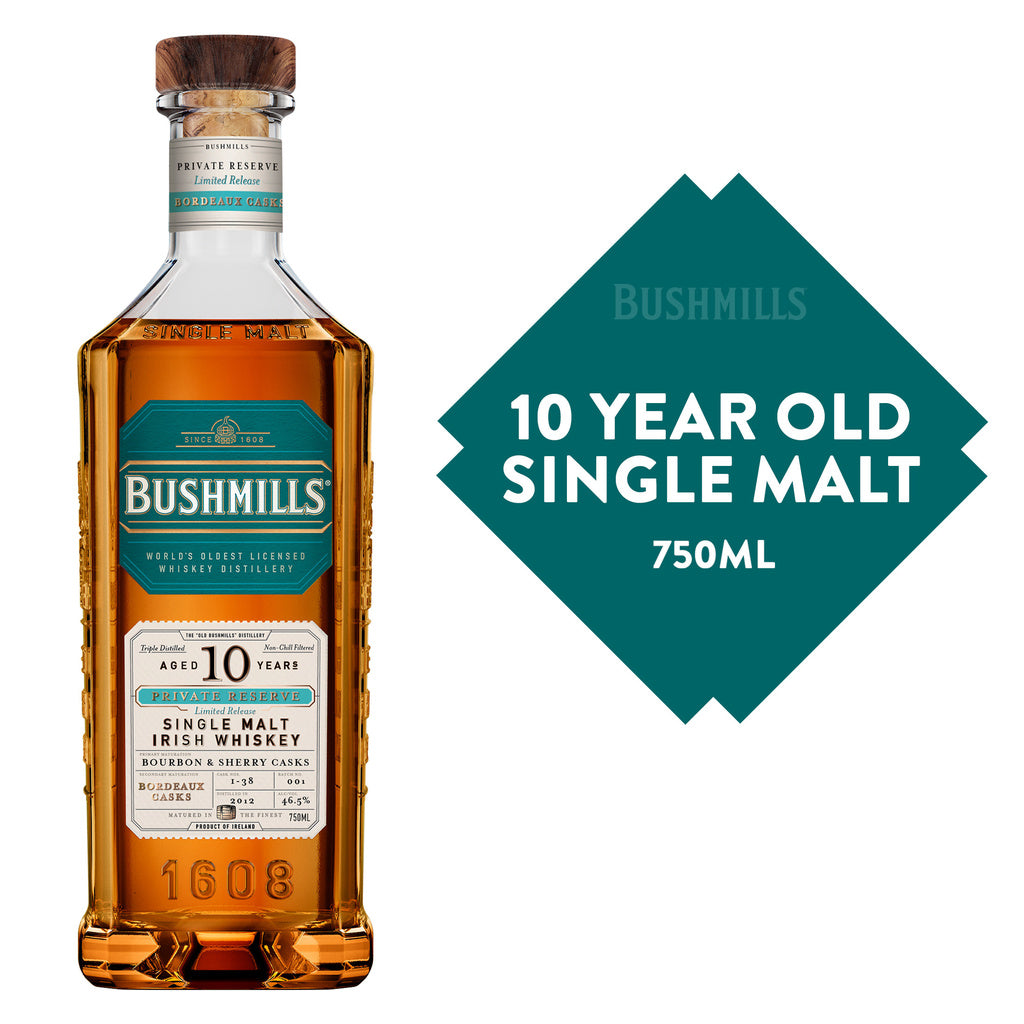 Bushmills Private Reserve Bordeaux Cask 10 year 750 ml product image 3