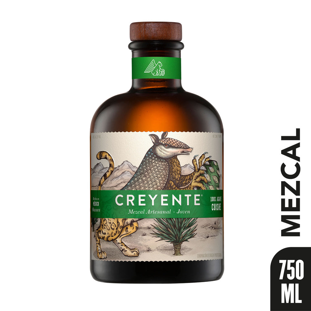 Creyente Mezcal Artesanal Joven Cuishe 750 ml