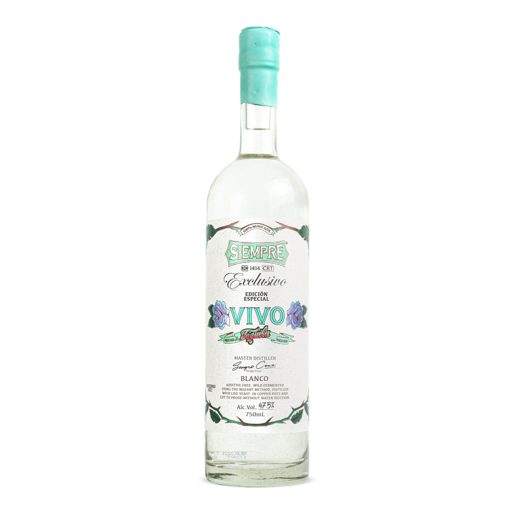 Siempre Tequila Exclusivo Edicion Especial Vivo Blanco 750 ml