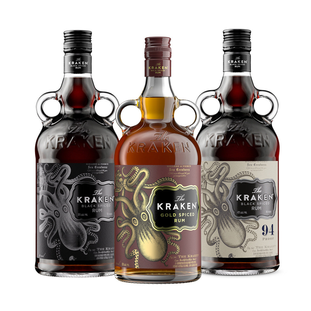 The Kraken Black Spiced 70 proof Black Label 750 ml product image 11
