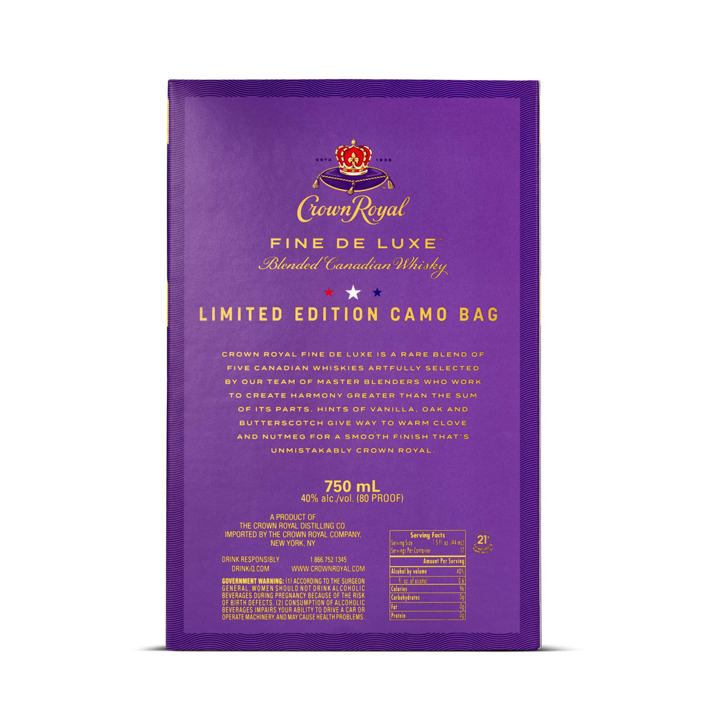 Crown Royal Limited Edition Fine De Luxe with Como Bag 750 ml product image 4