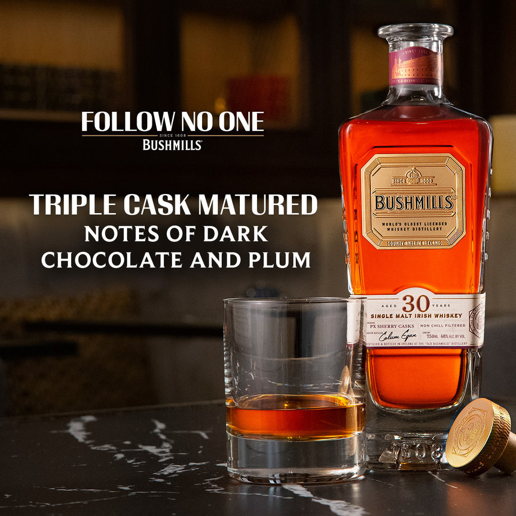 Bushmills Single Malt Scotch Whiskey PX Sherry Cask 30 year 750 ml product image 8