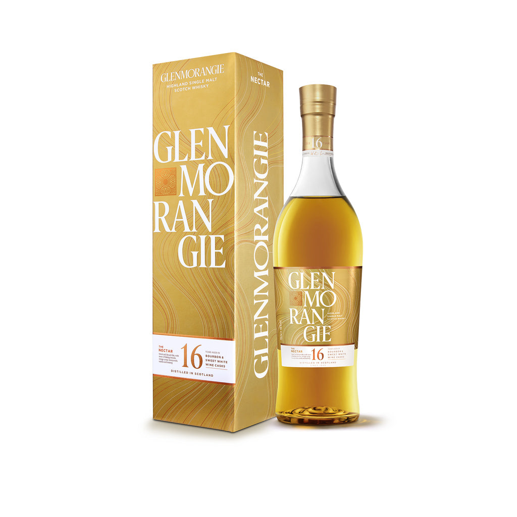 Glenmorangie Highland Single Malt Scotch The Nectar Bourbon & Sweet White Wine Casks 16 year 750 ml