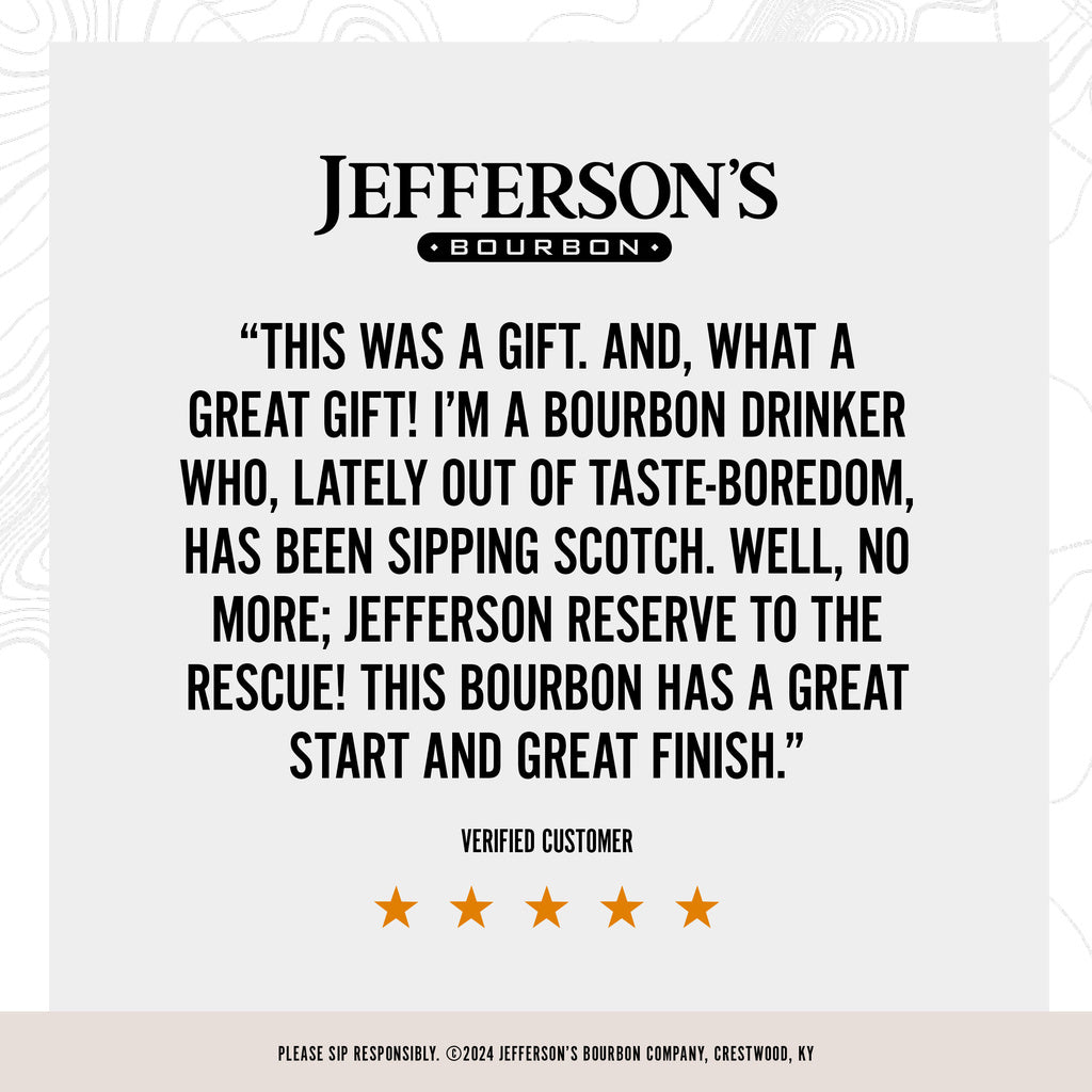 Jeffersons Reserve Very Old Straight Bourbon Whiskey 750 ml product image 9