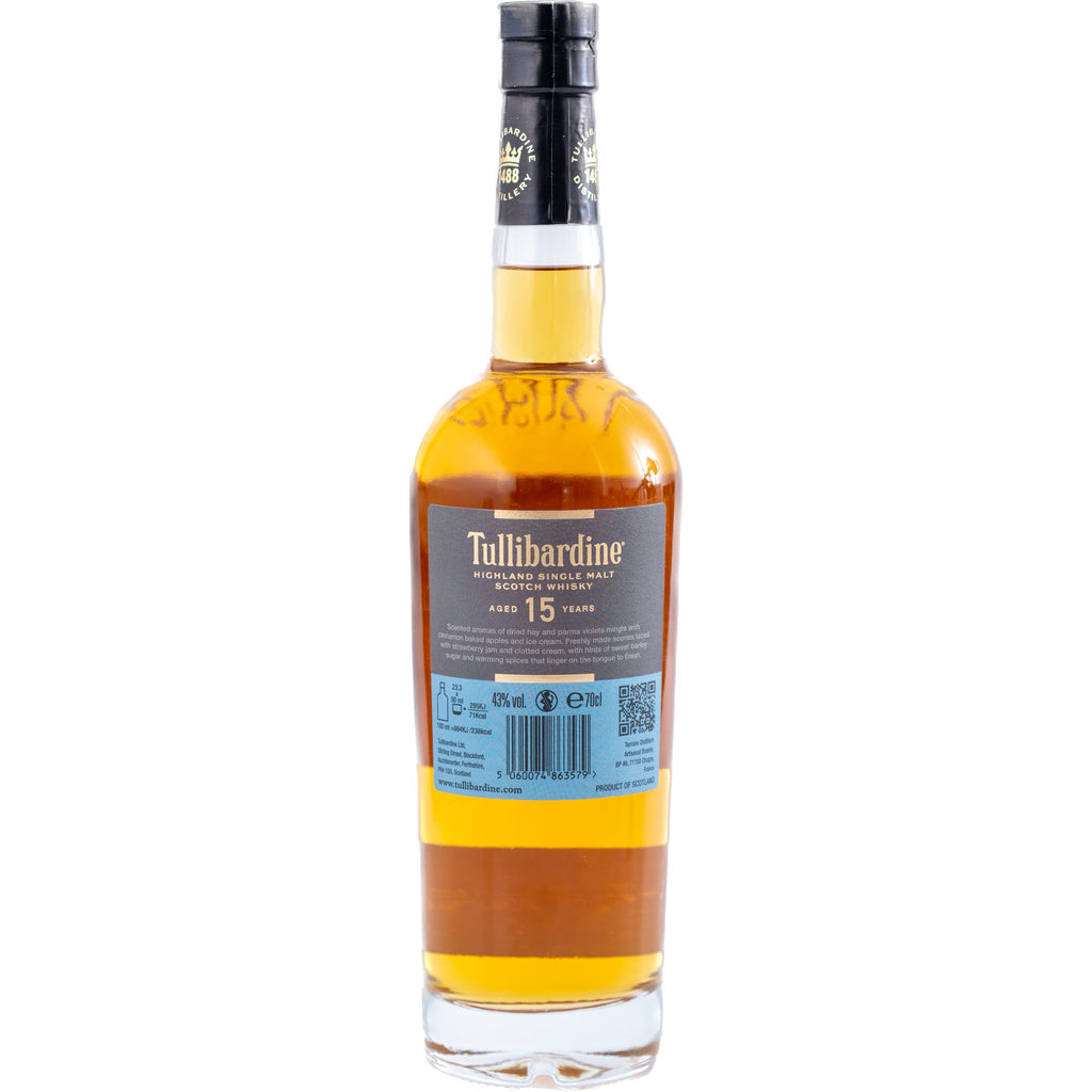 Tullibardine Distillery Highland Single Malt Scotch Whisky 15 year 750 ml product image 3