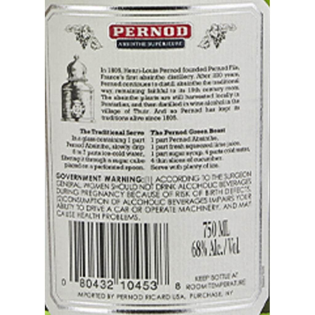Pernod Absinthe Superieure 750 ml product image 3