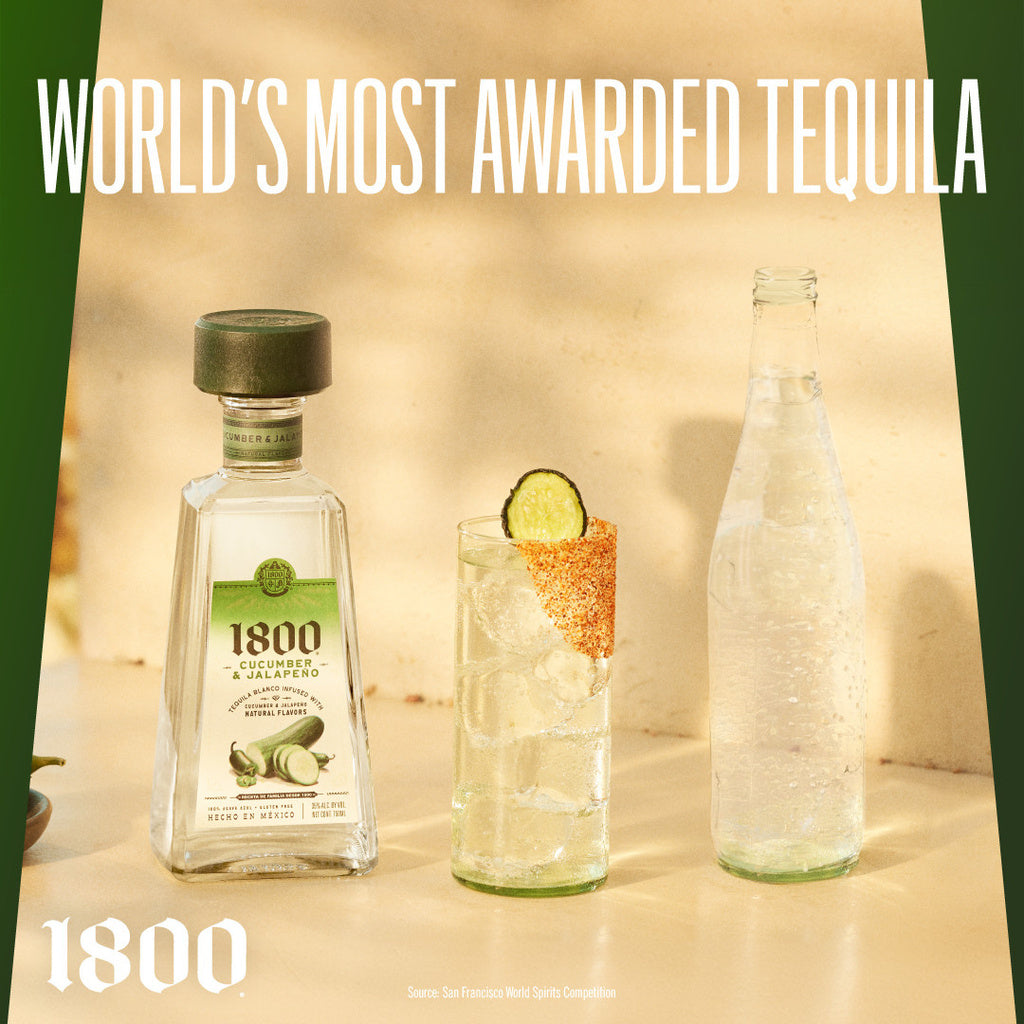 1800 Cucumber and Jalapeno Tequila Blanco 750 ml product image 8