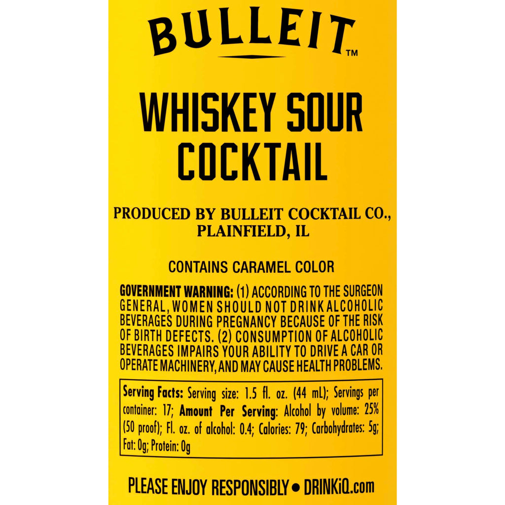 Bulleit Whiskey Sour Cocktail 750 ml product image 9