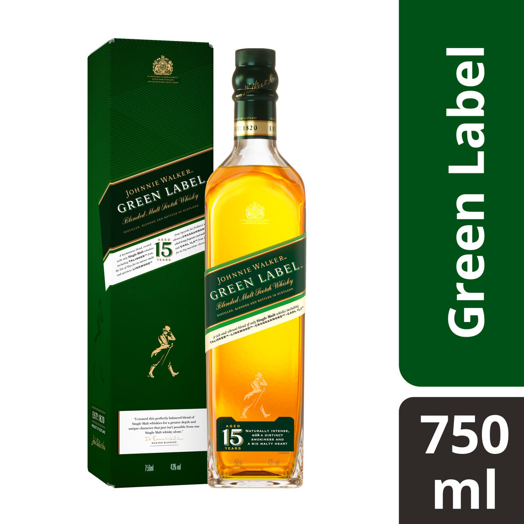 Johnnie Walker Green Label 15 Year 750 ml