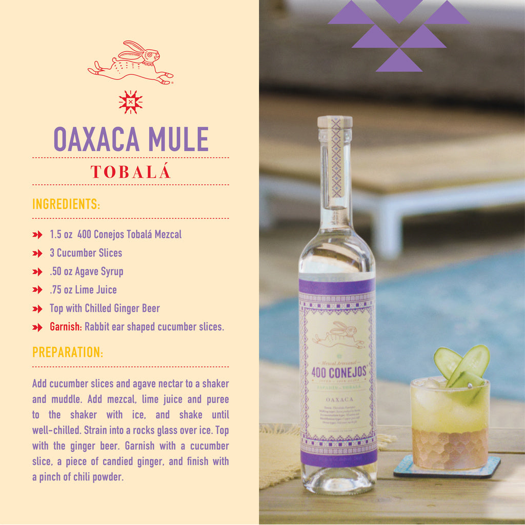 400 Conejos Espadin Tobala Joven Oaxaca 750 ml product image 3
