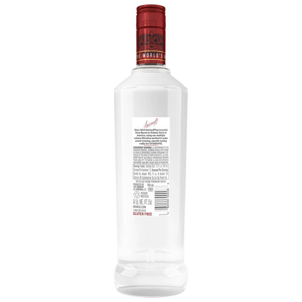 Smirnoff Vodka 750 ml product image 8