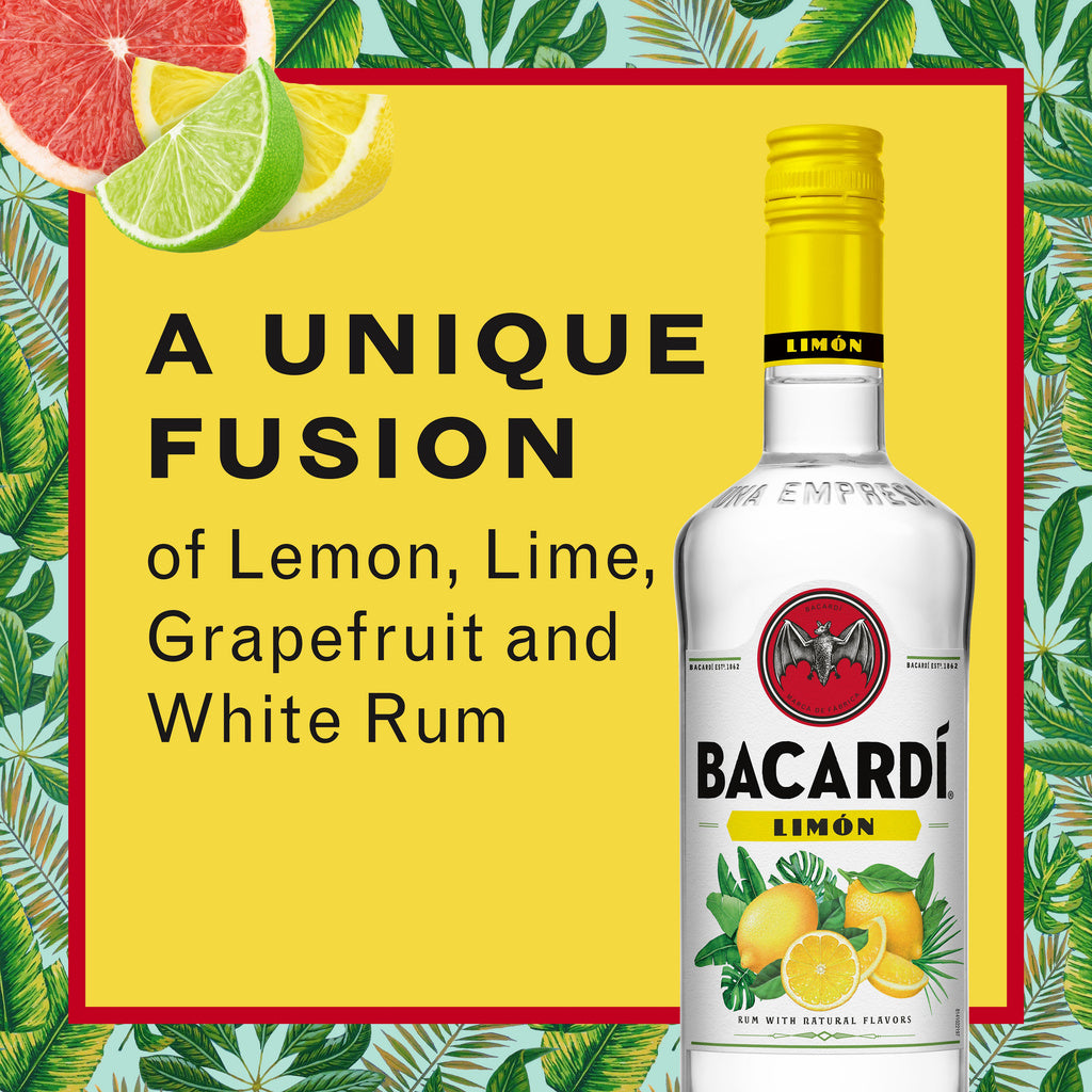 Bacardi Limon Rum 750 ml product image 4