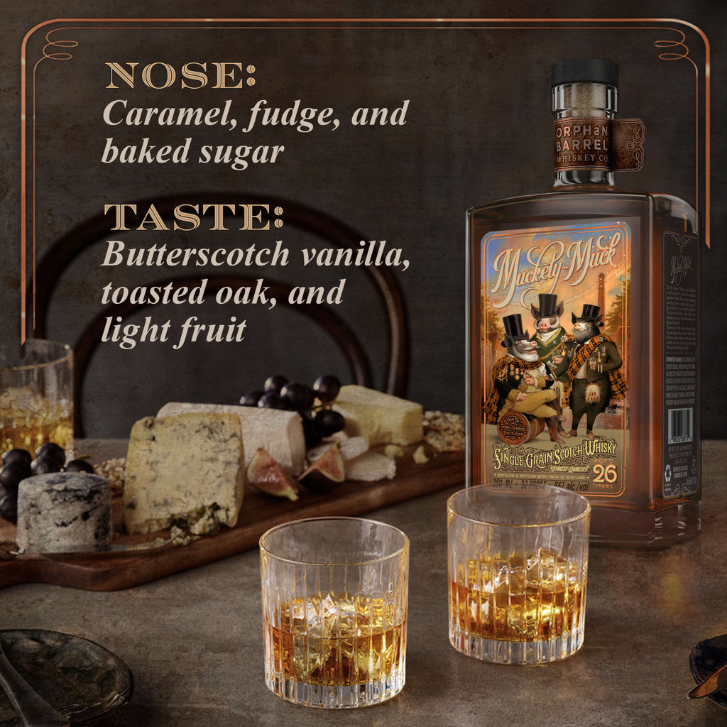 Orphan Barrel Muckety Muck Single Grain Scotch 26 year 750 ml product image 6