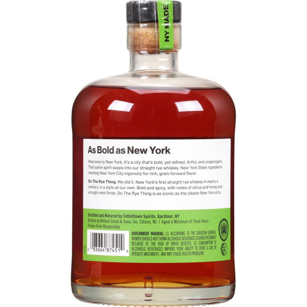 Hudson Whiskey NY Do The Rye Thing 750 ml product image 3