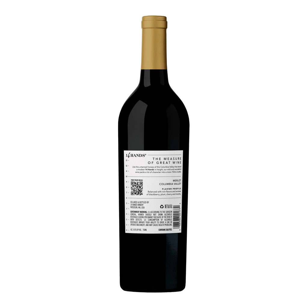 14 Hands Merlot 2021 750 ml product image 5