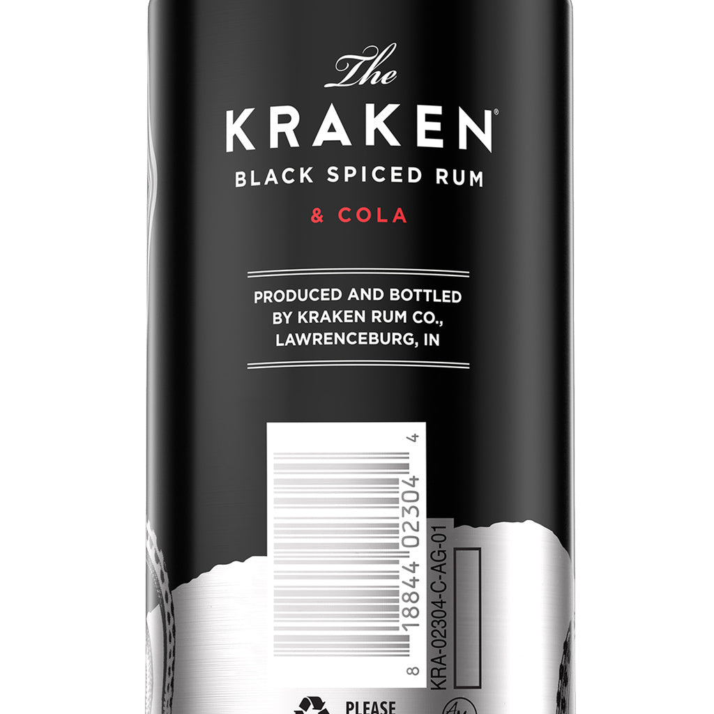 The Kraken Black Spiced Rum and Cola (4 Pack) 355 ml product image 9