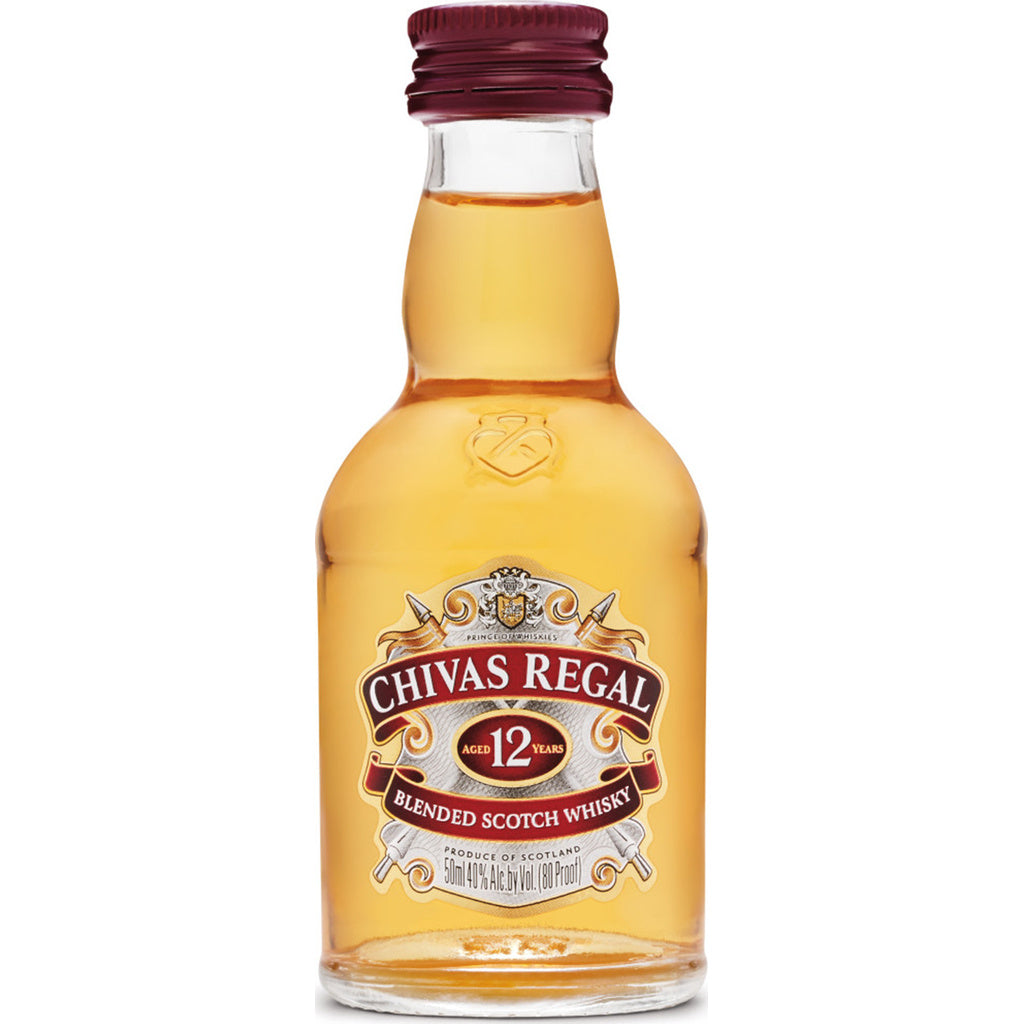Chivas Regal Blended Scotch Whisky ( 12 pack ) 12 year 50 ml