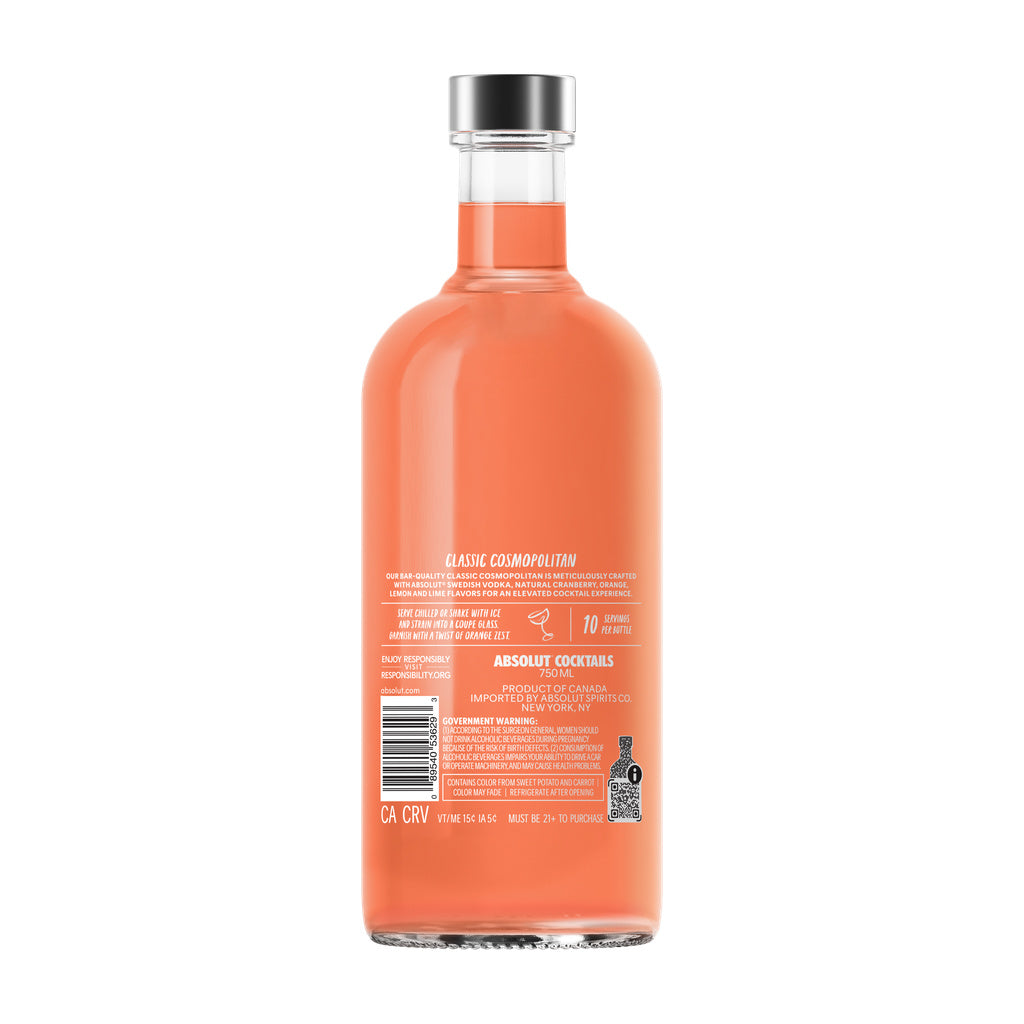 Absolut Cocktails Classic Cosmopolitan Ready to Serve 750 ml product image 16
