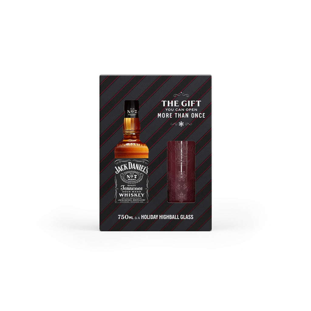 Jack Daniels Tennessee Sour Mash glasses gift set 750 ml