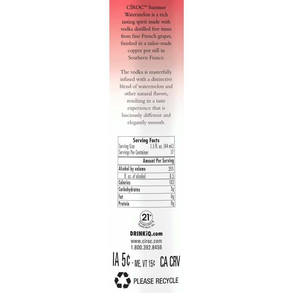 Ciroc Summer Watermelon 750 ml product image 2