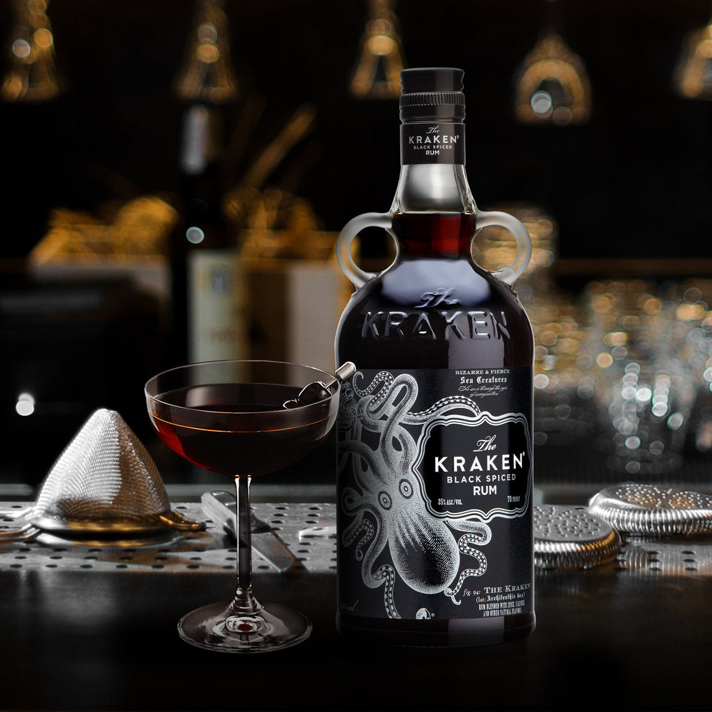 The Kraken Black Spiced 70 proof Black Label 750 ml product image 9