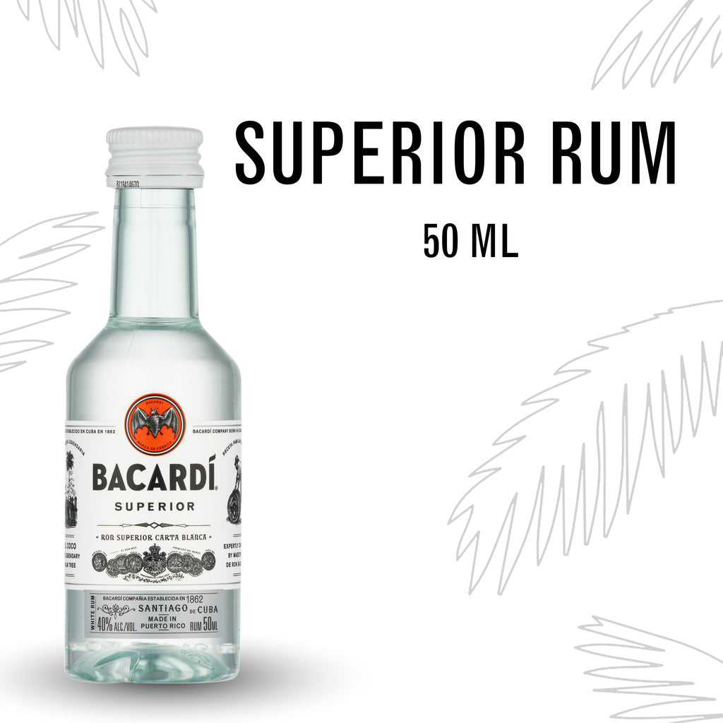 Bacardi Superior White 50 ml product image 2