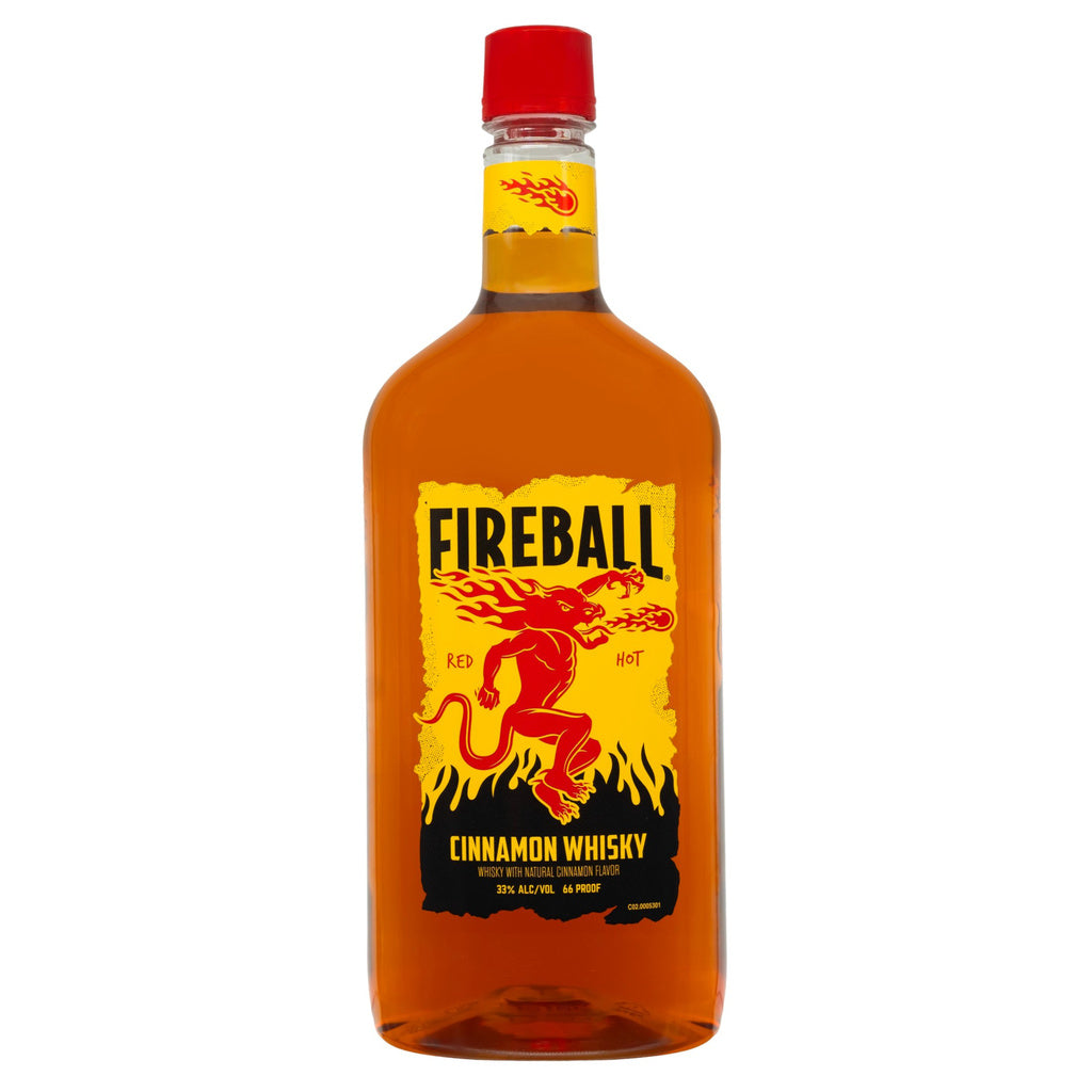 Fireball Cinnamon Flavored Whisky PET 1.75 L