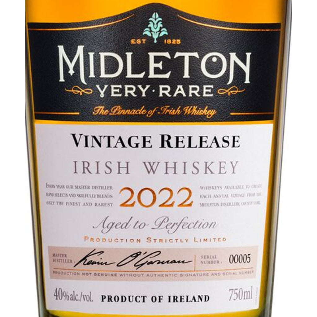 Midleton Very Rare Irish Whiskey 2022 Vintage 750 ml product image 2