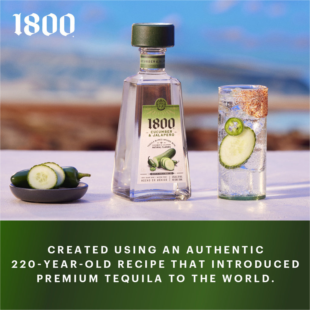 1800 Cucumber and Jalapeno Tequila Blanco 750 ml product image 5