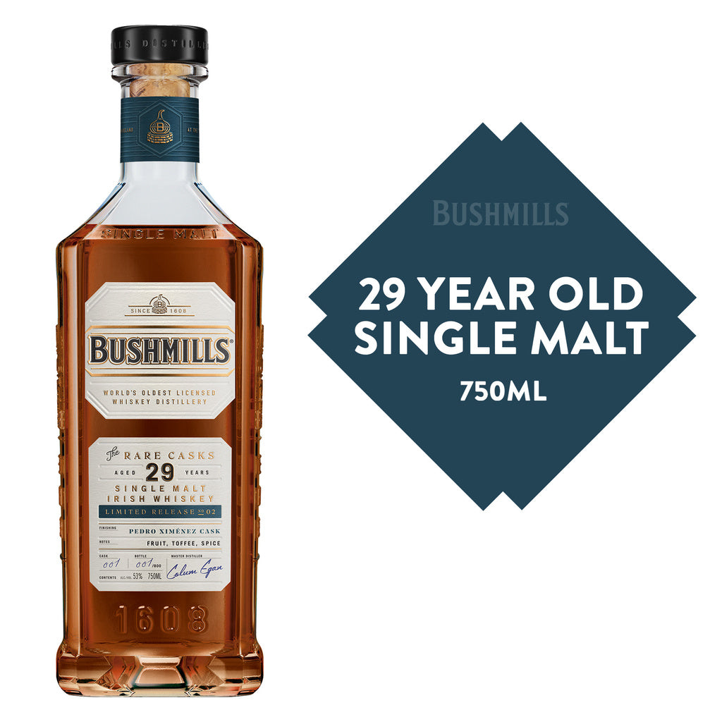 Bushmills The Rare Casks Single Malt Irish Limited Release No.2 Pedro Ximenez Cask 29 year 750 ml product image 12