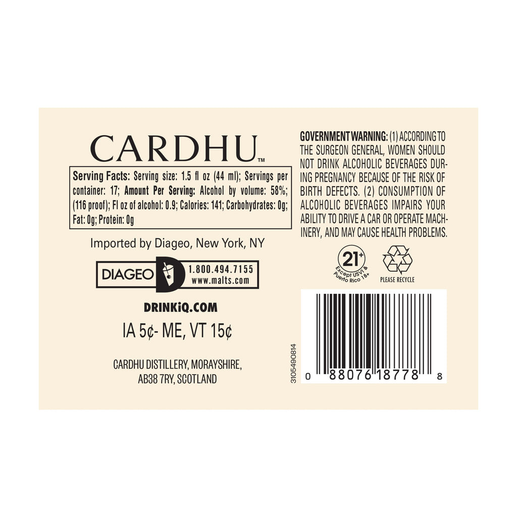 Cardhu 16 Year Single Malt Scotch 2022 Special Release 750 ml product image 5