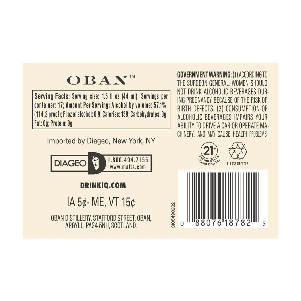 Oban Single Malt Scotch Whisky 10 year 750 ml product image 4