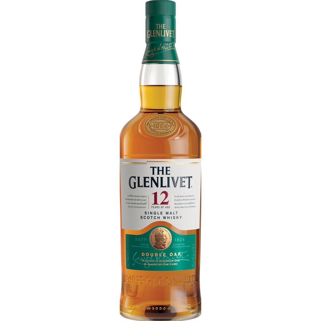 The Glenlivet 12 years with 2 samples 750 ml