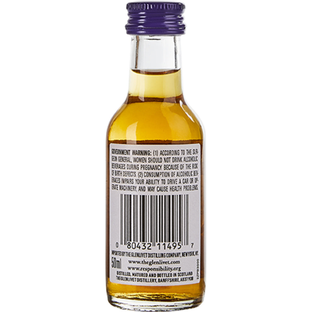 The Glenlivet Single Malt Scotch Whisky 50 ml product image 10