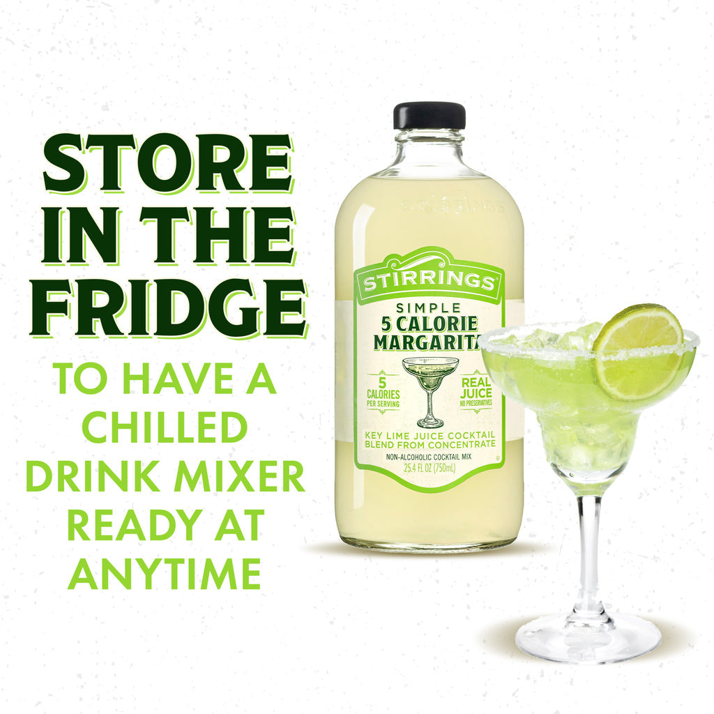 Stirrings Simple 5 Calorie Margarita Key Lime 750 ml product image 6
