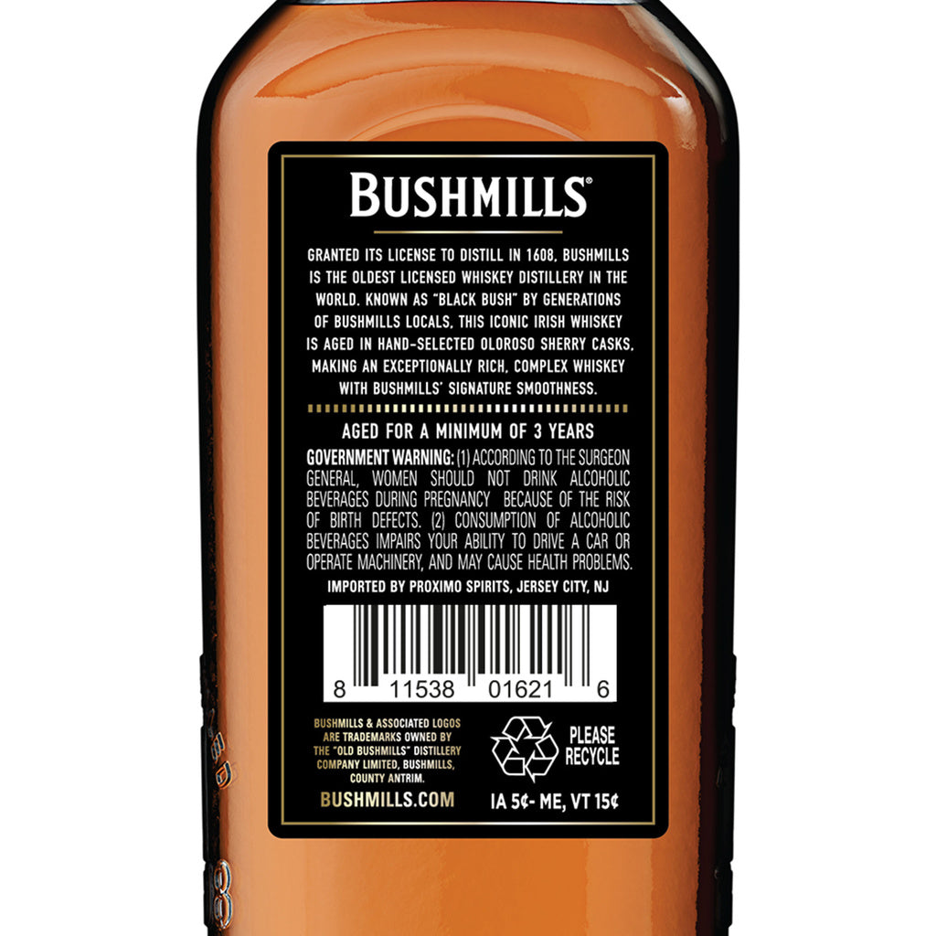 Bushmills Black Bush 750 ml product image 2