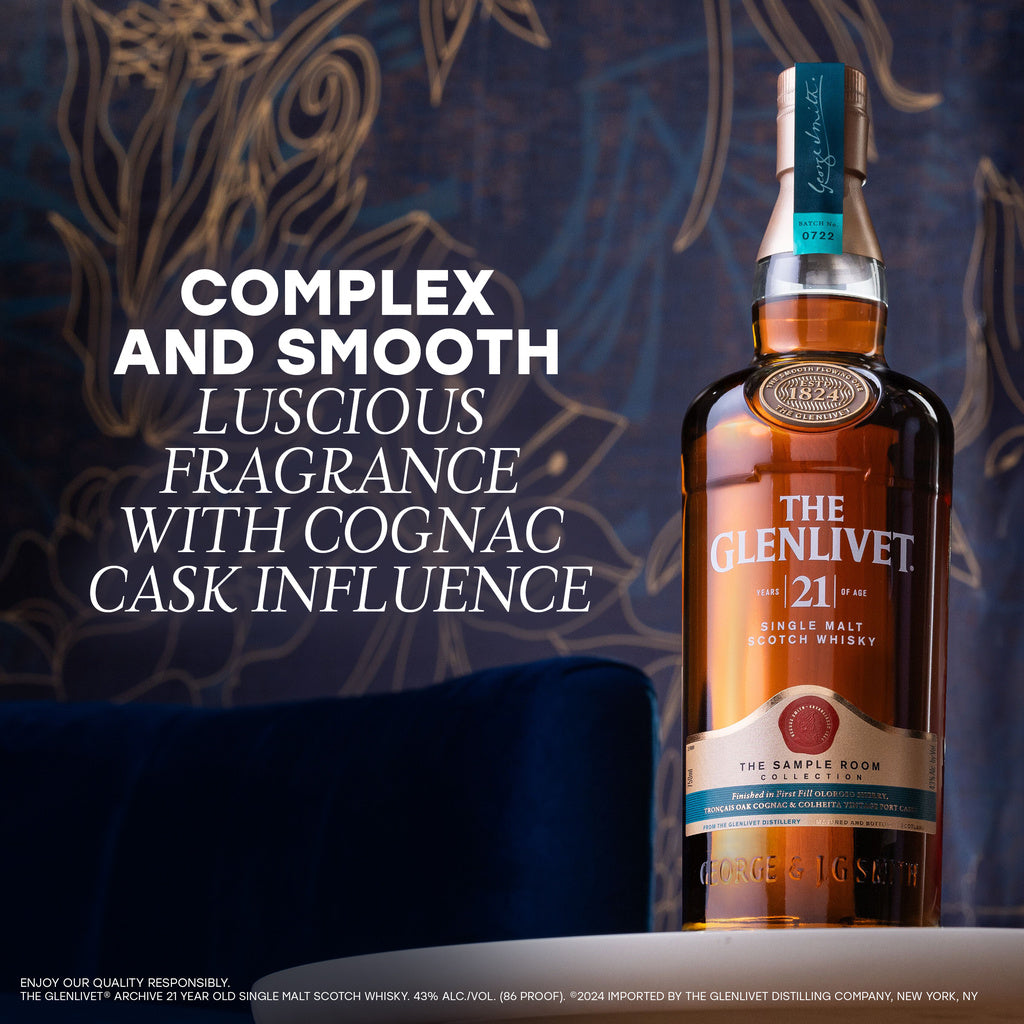 The Glenlivet Sample Room Single Malt Scotch 21 year 750 ml product image 17