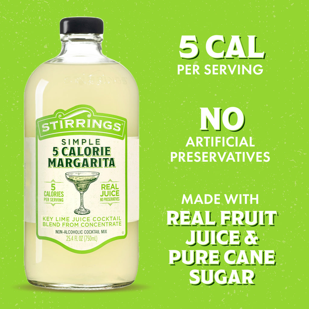 Stirrings Simple 5 Calorie Margarita Key Lime 750 ml product image 3