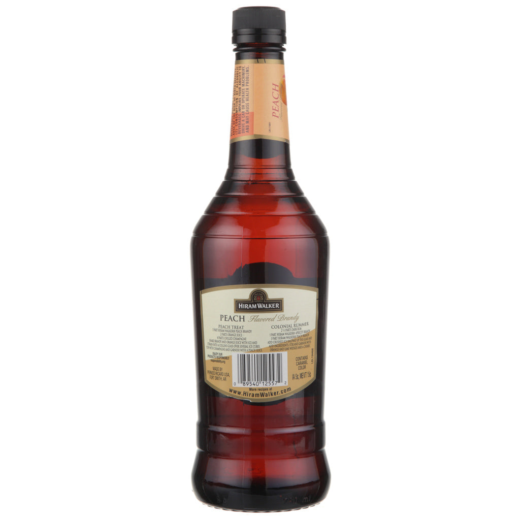 Hiram Walker Peach Original Flavored Brandy 750 ml