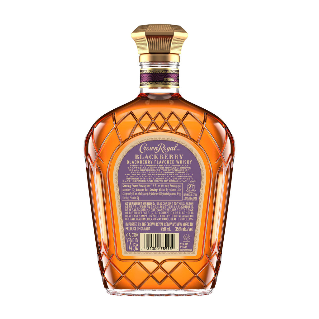Crown Royal Blackberry Flavored Whisky 750 ml product image 5