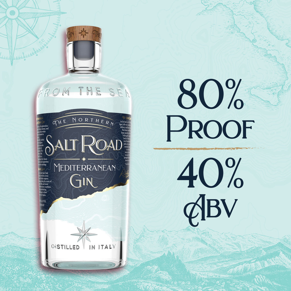 The Northern Salt Road Mediterranean Gin 750 ml product image 3