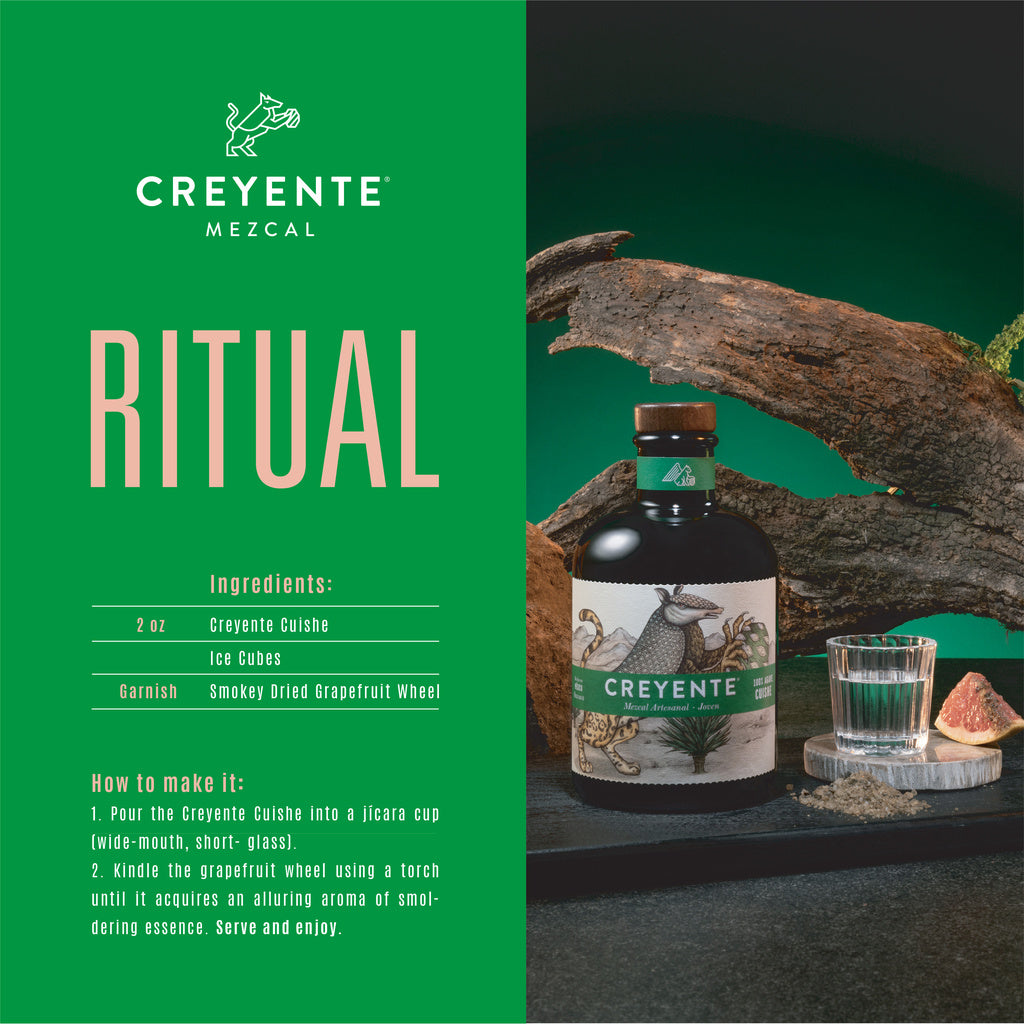 Creyente Mezcal Artesanal Joven Cuishe 750 ml product image 8
