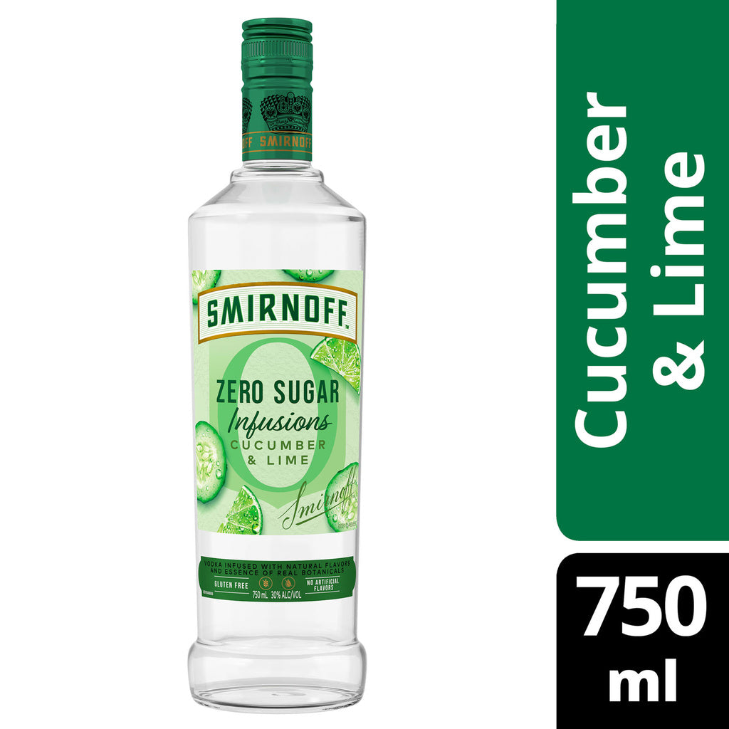 Smirnoff Infusions Cucumber and Lime 750 ml